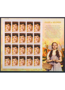 STATI UNITI AMERICA 2000 foglietto Legends of Hollywood Judy Garland nuovo